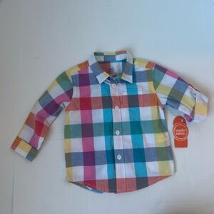 Infant Boys NWT WONDER NATION Dress Shirt 12 mths